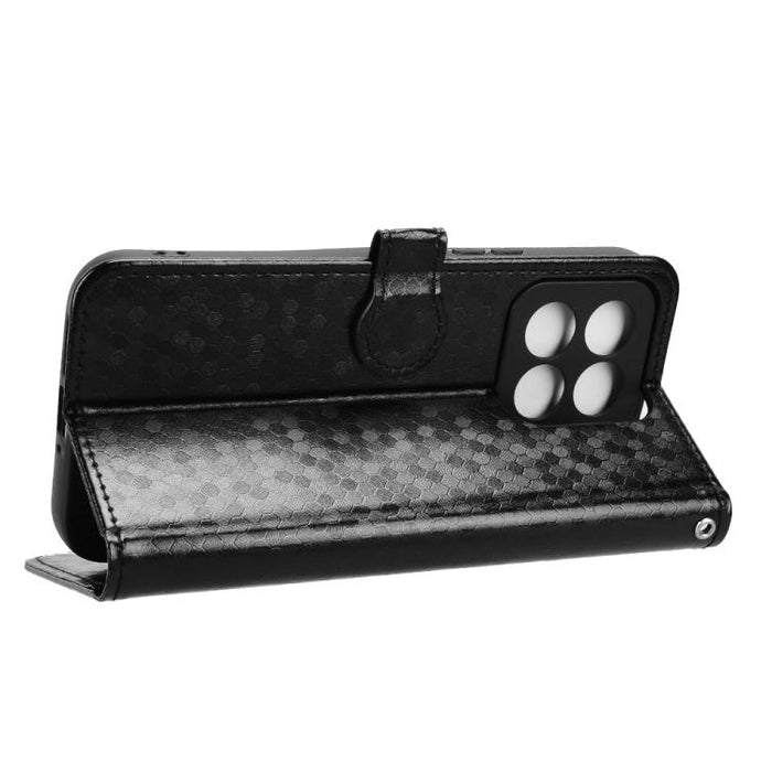 Funda de cuero para teléfono con textura de puntos en forma de panal, For Xiaomi 17 Max 5G, For Xiaomi 17T Pro 5G, For Xiaomi 17T 5G, For Xiaomi 17 Ultra, For Xiaomi Poco M7 4G 171mm, For Xiaomi Civi 5 Pro 5G, For Xiaomi Poco F7 Pro 5G / F7 Ultra      ...