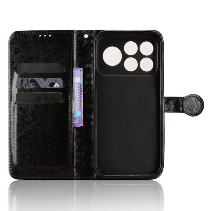 Funda de cuero para teléfono con textura de puntos en forma de panal, For Xiaomi 17 Max 5G, For Xiaomi 17T Pro 5G, For Xiaomi 17T 5G, For Xiaomi 17 Ultra, For Xiaomi Poco M7 4G 171mm, For Xiaomi Civi 5 Pro 5G, For Xiaomi Poco F7 Pro 5G / F7 Ultra      ...