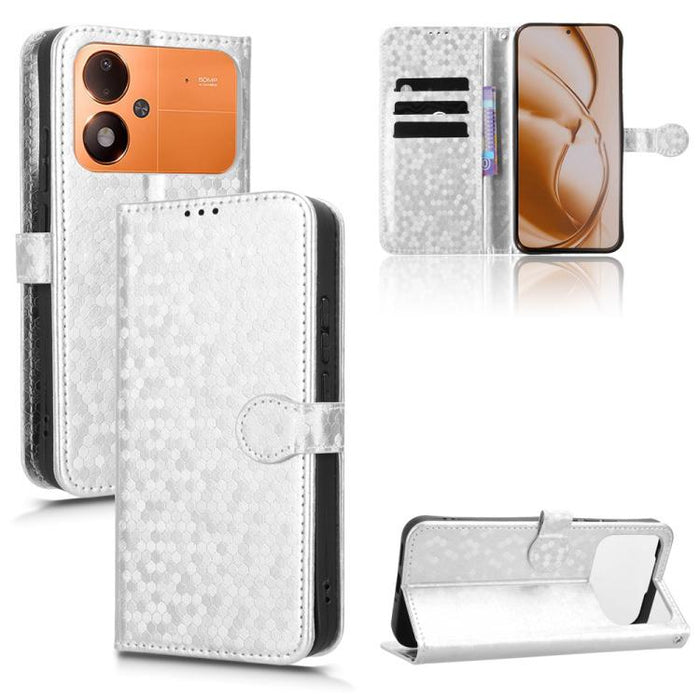 Funda de cuero para teléfono con textura de puntos en forma de panal, For Xiaomi 17 Max 5G, For Xiaomi 17T Pro 5G, For Xiaomi 17T 5G, For Xiaomi 17 Ultra, For Xiaomi Poco M7 4G 171mm, For Xiaomi Civi 5 Pro 5G, For Xiaomi Poco F7 Pro 5G / F7 Ultra      ...