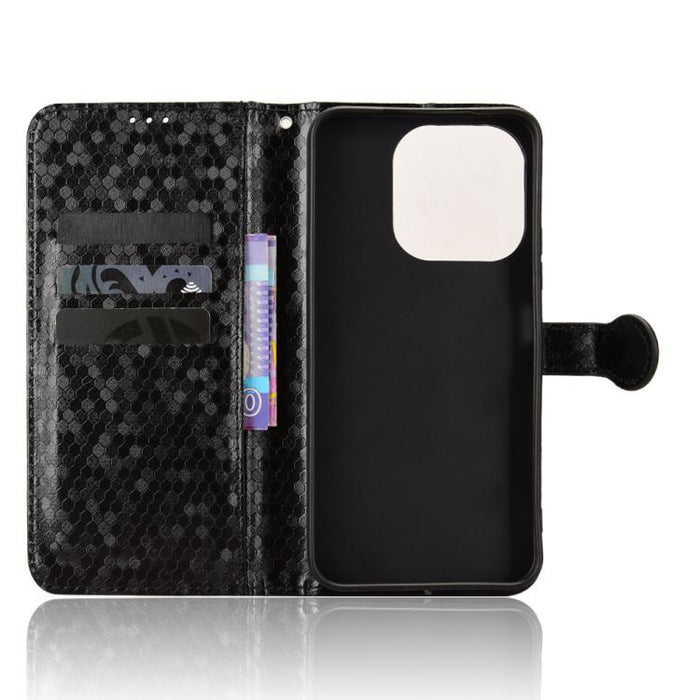 Funda de cuero para teléfono con textura de puntos en forma de panal, For Xiaomi 17 Max 5G, For Xiaomi 17T Pro 5G, For Xiaomi 17T 5G, For Xiaomi 17 Ultra, For Xiaomi Poco M7 4G 171mm, For Xiaomi Civi 5 Pro 5G, For Xiaomi Poco F7 Pro 5G / F7 Ultra      ...