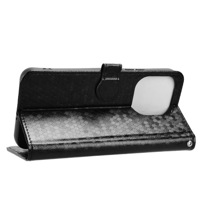 Funda de cuero para teléfono con textura de puntos en forma de panal, For Xiaomi 17 Max 5G, For Xiaomi 17T Pro 5G, For Xiaomi 17T 5G, For Xiaomi 17 Ultra, For Xiaomi Poco M7 4G 171mm, For Xiaomi Civi 5 Pro 5G, For Xiaomi Poco F7 Pro 5G / F7 Ultra      ...