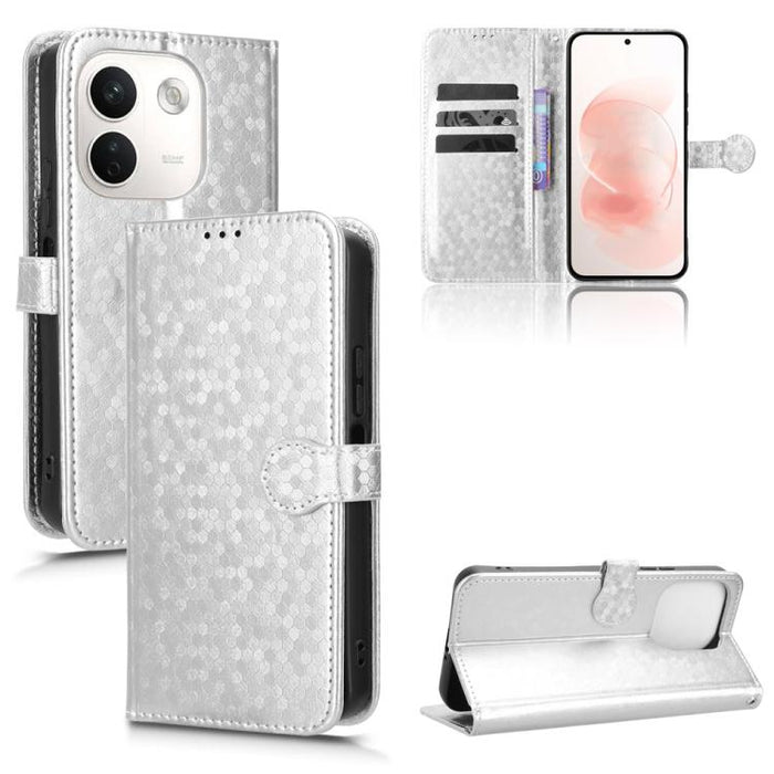 Funda de cuero para teléfono con textura de puntos en forma de panal, For Xiaomi 17 Max 5G, For Xiaomi 17T Pro 5G, For Xiaomi 17T 5G, For Xiaomi 17 Ultra, For Xiaomi Poco M7 4G 171mm, For Xiaomi Civi 5 Pro 5G, For Xiaomi Poco F7 Pro 5G / F7 Ultra      ...