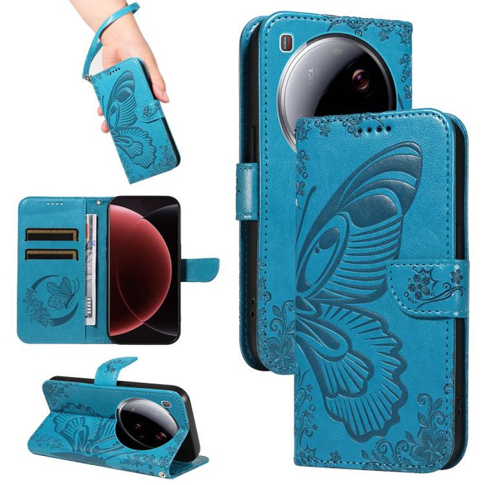 Funda de cuero para teléfono con relieve de mariposa de cola de golondrina, For Xiaomi 17 Max 5G, For Xiaomi 17T Pro 5G Global, For Xiaomi 17T 5G Global, For Xiaomi 17 Pro Max, For Xiaomi 17, For Xiaomi Poco M7 4G 169mm, For Xiaomi Poco M7 4G 171mm    ...