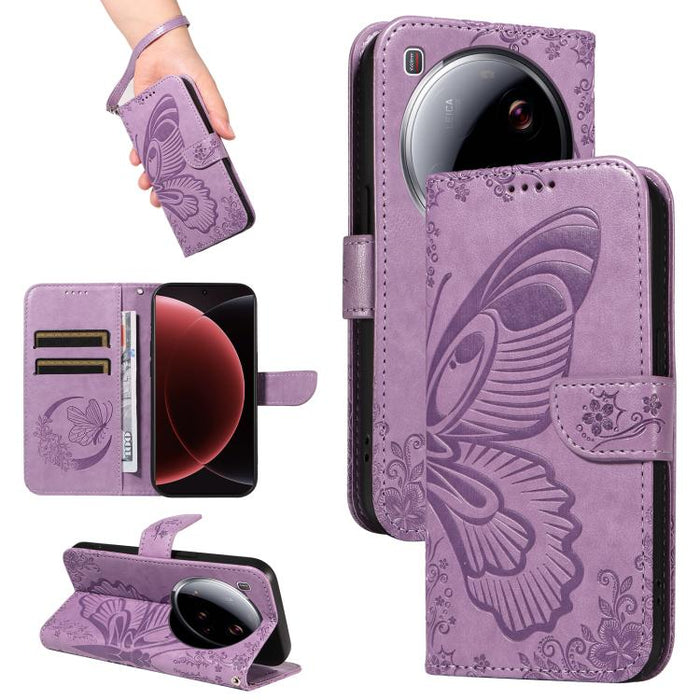 Funda de cuero para teléfono con relieve de mariposa de cola de golondrina, For Xiaomi 17 Max 5G, For Xiaomi 17T Pro 5G Global, For Xiaomi 17T 5G Global, For Xiaomi 17 Pro Max, For Xiaomi 17, For Xiaomi Poco M7 4G 169mm, For Xiaomi Poco M7 4G 171mm    ...