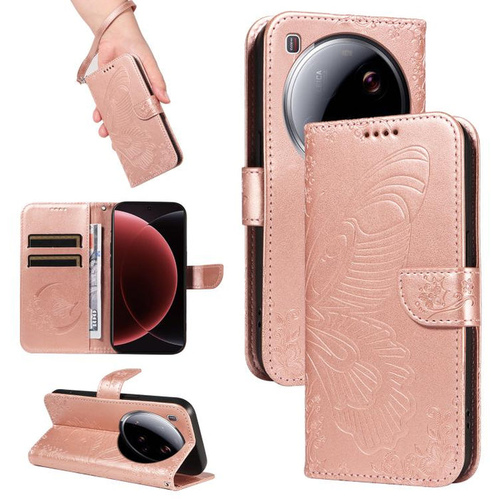 Funda de cuero para teléfono con relieve de mariposa de cola de golondrina, For Xiaomi 17 Max 5G, For Xiaomi 17T Pro 5G Global, For Xiaomi 17T 5G Global, For Xiaomi 17 Pro Max, For Xiaomi 17, For Xiaomi Poco M7 4G 169mm, For Xiaomi Poco M7 4G 171mm    ...