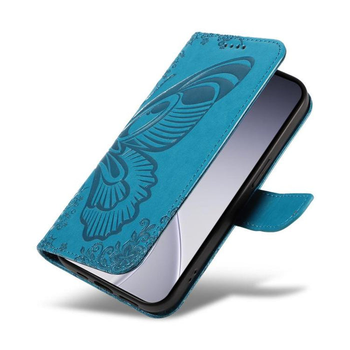 Funda de cuero para teléfono con relieve de mariposa de cola de golondrina, For Xiaomi 17 Max 5G, For Xiaomi 17T Pro 5G Global, For Xiaomi 17T 5G Global, For Xiaomi 17 Pro Max, For Xiaomi 17, For Xiaomi Poco M7 4G 169mm, For Xiaomi Poco M7 4G 171mm    ...