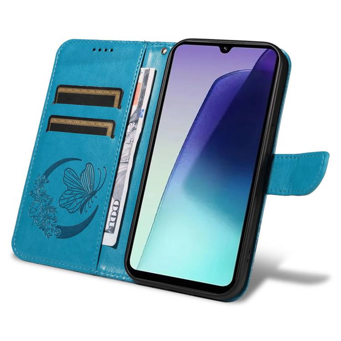 Funda de cuero para teléfono con relieve de mariposa de cola de golondrina, For Xiaomi 17 Max 5G, For Xiaomi 17T Pro 5G Global, For Xiaomi 17T 5G Global, For Xiaomi 17 Pro Max, For Xiaomi 17, For Xiaomi Poco M7 4G 169mm, For Xiaomi Poco M7 4G 171mm    ...