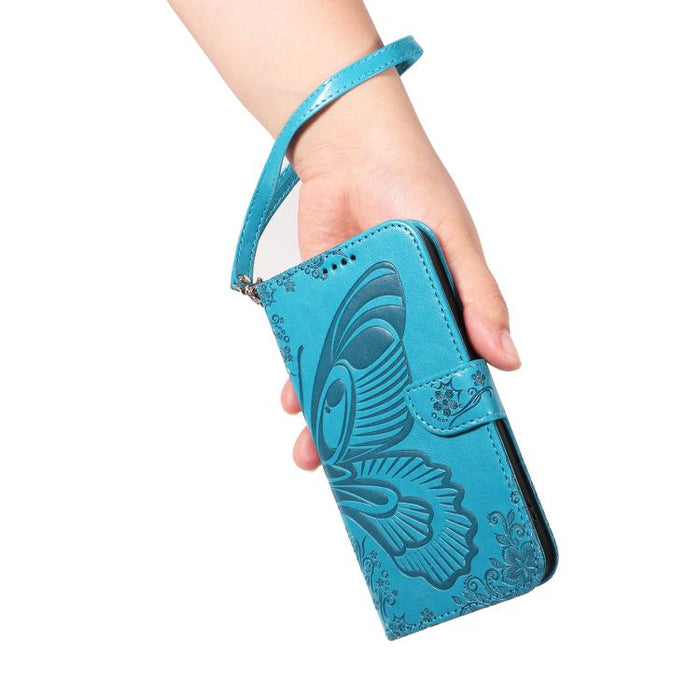 Funda de cuero para teléfono con relieve de mariposa de cola de golondrina, For Xiaomi 17 Max 5G, For Xiaomi 17T Pro 5G Global, For Xiaomi 17T 5G Global, For Xiaomi 17 Pro Max, For Xiaomi 17, For Xiaomi Poco M7 4G 169mm, For Xiaomi Poco M7 4G 171mm    ...