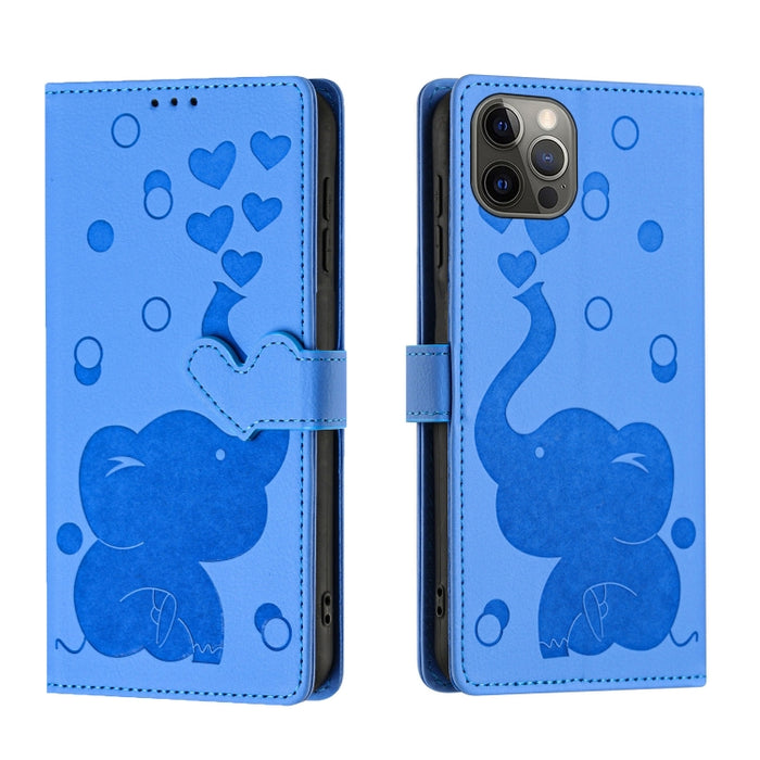 Funda de cuero para teléfono con estampado de elefante de dibujos animados, For iPhone 13, For iPhone 13 mini / 12 mini, For iPhone 12 / 12 Pro, For iPhone 12 Pro Max, For iPhone 11 Pro Max, For iPhone 11, For iPhone 11 Pro, For iPhone X / XS          ...