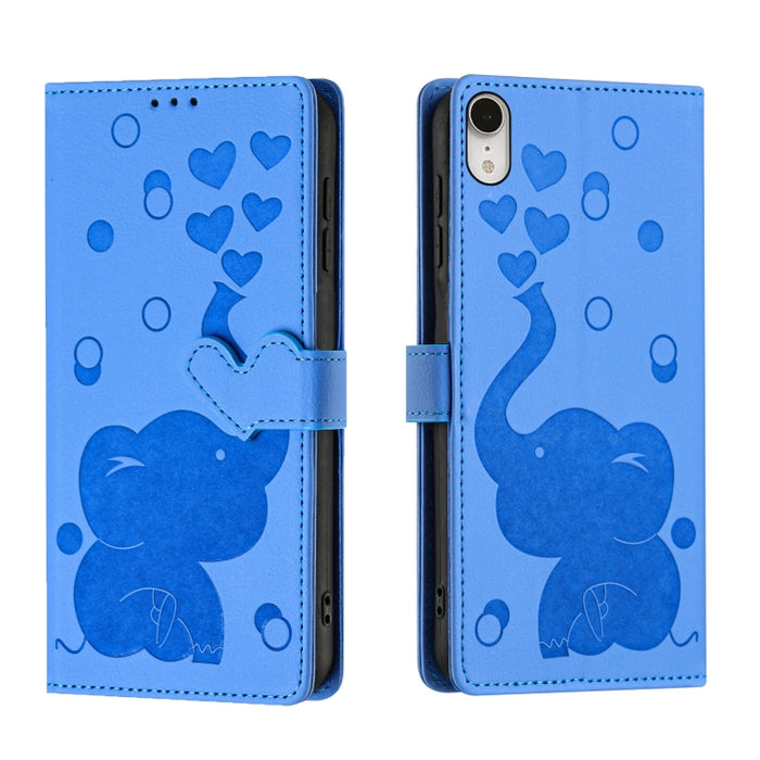 Funda de cuero para teléfono con estampado de elefante de dibujos animados, For iPhone 13, For iPhone 13 mini / 12 mini, For iPhone 12 / 12 Pro, For iPhone 12 Pro Max, For iPhone 11 Pro Max, For iPhone 11, For iPhone 11 Pro, For iPhone X / XS          ...