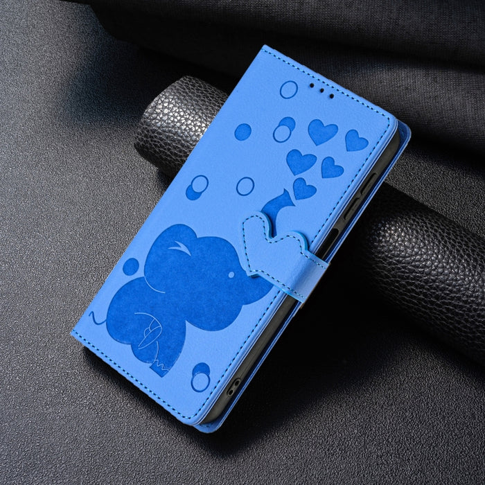 Funda de cuero para teléfono con estampado de elefante de dibujos animados, For iPhone 13, For iPhone 13 mini / 12 mini, For iPhone 12 / 12 Pro, For iPhone 12 Pro Max, For iPhone 11 Pro Max, For iPhone 11, For iPhone 11 Pro, For iPhone X / XS          ...