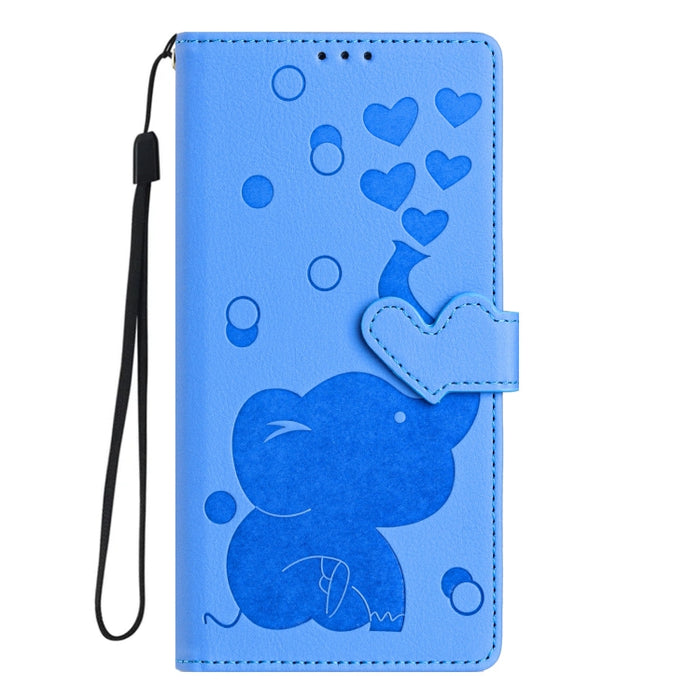 Funda de cuero para teléfono con estampado de elefante de dibujos animados, For iPhone 13, For iPhone 13 mini / 12 mini, For iPhone 12 / 12 Pro, For iPhone 12 Pro Max, For iPhone 11 Pro Max, For iPhone 11, For iPhone 11 Pro, For iPhone X / XS          ...