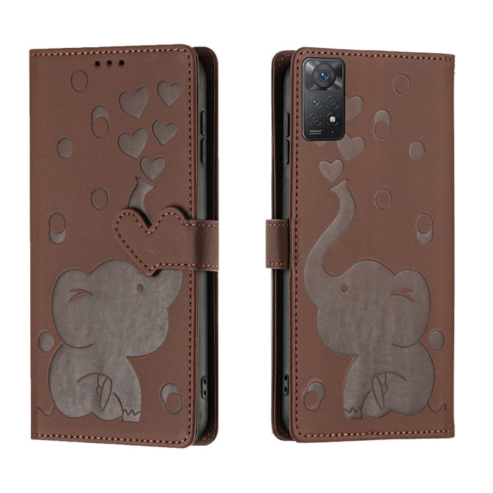 Funda de cuero para teléfono con estampado de elefante de dibujos animados, For Redmi A4 5G, For Redmi Note 14 5G, For Redmi Note 14 Pro 5G, For Redmi 14C 4G, For Redmi 13 4G / 5G, For Redmi Note 13 Pro 4G, For Redmi Note 13 4G, For Redmi Note 13 Pro 5...