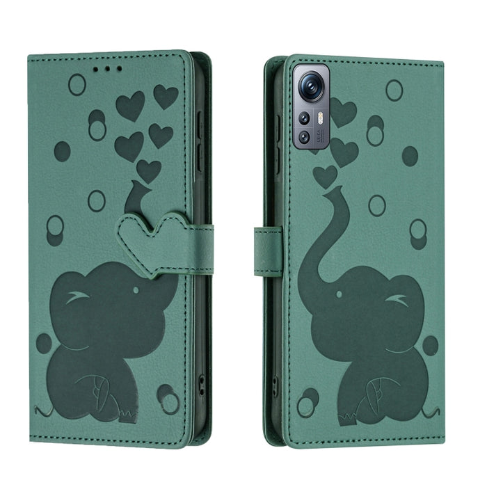 Funda de cuero para teléfono con estampado de elefante de dibujos animados, For Redmi A4 5G, For Redmi Note 14 5G, For Redmi Note 14 Pro 5G, For Redmi 14C 4G, For Redmi 13 4G / 5G, For Redmi Note 13 Pro 4G, For Redmi Note 13 4G, For Redmi Note 13 Pro 5...
