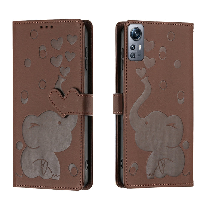Funda de cuero para teléfono con estampado de elefante de dibujos animados, For Redmi A4 5G, For Redmi Note 14 5G, For Redmi Note 14 Pro 5G, For Redmi 14C 4G, For Redmi 13 4G / 5G, For Redmi Note 13 Pro 4G, For Redmi Note 13 4G, For Redmi Note 13 Pro 5...