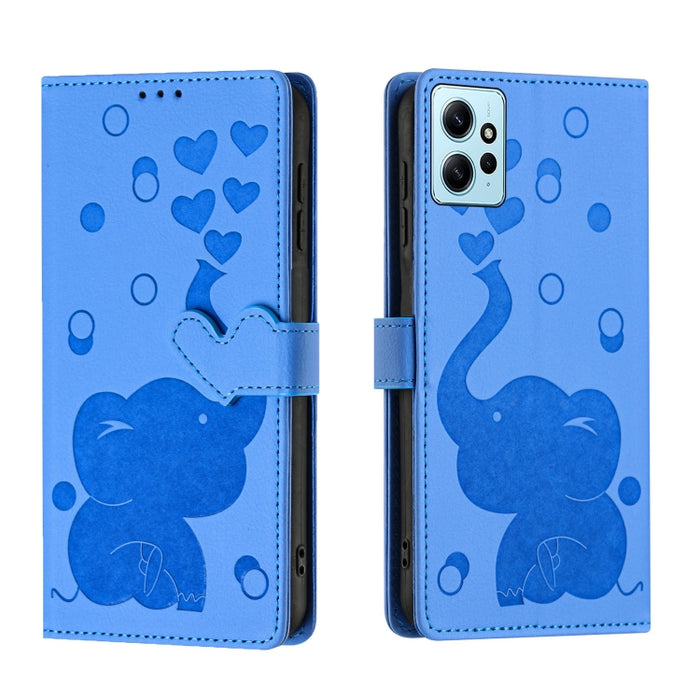 Funda de cuero para teléfono con estampado de elefante de dibujos animados, For Redmi A4 5G, For Redmi Note 14 5G, For Redmi Note 14 Pro 5G, For Redmi 14C 4G, For Redmi 13 4G / 5G, For Redmi Note 13 Pro 4G, For Redmi Note 13 4G, For Redmi Note 13 Pro 5...