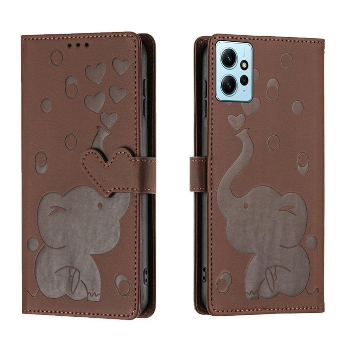 Funda de cuero para teléfono con estampado de elefante de dibujos animados, For Redmi A4 5G, For Redmi Note 14 5G, For Redmi Note 14 Pro 5G, For Redmi 14C 4G, For Redmi 13 4G / 5G, For Redmi Note 13 Pro 4G, For Redmi Note 13 4G, For Redmi Note 13 Pro 5...