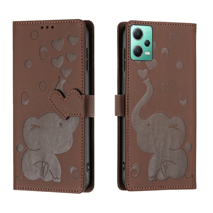 Funda de cuero para teléfono con estampado de elefante de dibujos animados, For Redmi A4 5G, For Redmi Note 14 5G, For Redmi Note 14 Pro 5G, For Redmi 14C 4G, For Redmi 13 4G / 5G, For Redmi Note 13 Pro 4G, For Redmi Note 13 4G, For Redmi Note 13 Pro 5...
