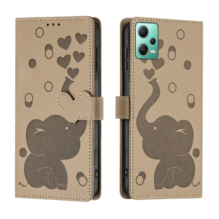 Funda de cuero para teléfono con estampado de elefante de dibujos animados, For Redmi A4 5G, For Redmi Note 14 5G, For Redmi Note 14 Pro 5G, For Redmi 14C 4G, For Redmi 13 4G / 5G, For Redmi Note 13 Pro 4G, For Redmi Note 13 4G, For Redmi Note 13 Pro 5...