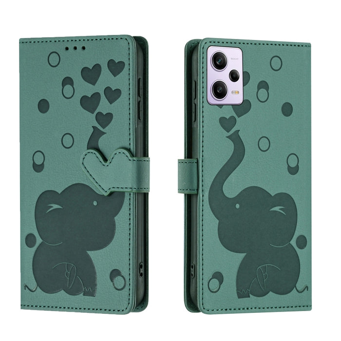 Funda de cuero para teléfono con estampado de elefante de dibujos animados, For Redmi A4 5G, For Redmi Note 14 5G, For Redmi Note 14 Pro 5G, For Redmi 14C 4G, For Redmi 13 4G / 5G, For Redmi Note 13 Pro 4G, For Redmi Note 13 4G, For Redmi Note 13 Pro 5...