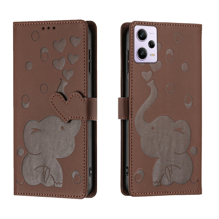 Funda de cuero para teléfono con estampado de elefante de dibujos animados, For Redmi A4 5G, For Redmi Note 14 5G, For Redmi Note 14 Pro 5G, For Redmi 14C 4G, For Redmi 13 4G / 5G, For Redmi Note 13 Pro 4G, For Redmi Note 13 4G, For Redmi Note 13 Pro 5...