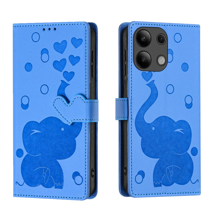 Funda de cuero para teléfono con estampado de elefante de dibujos animados, For Redmi A4 5G, For Redmi Note 14 5G, For Redmi Note 14 Pro 5G, For Redmi 14C 4G, For Redmi 13 4G / 5G, For Redmi Note 13 Pro 4G, For Redmi Note 13 4G, For Redmi Note 13 Pro 5...