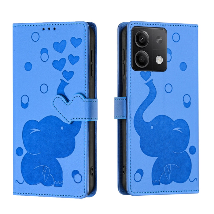 Funda de cuero para teléfono con estampado de elefante de dibujos animados, For Redmi A4 5G, For Redmi Note 14 5G, For Redmi Note 14 Pro 5G, For Redmi 14C 4G, For Redmi 13 4G / 5G, For Redmi Note 13 Pro 4G, For Redmi Note 13 4G, For Redmi Note 13 Pro 5...