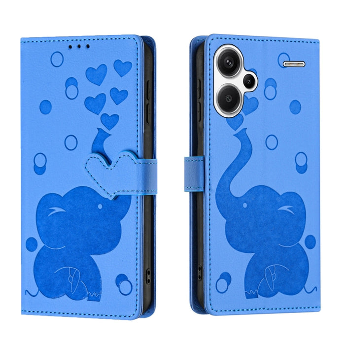 Funda de cuero para teléfono con estampado de elefante de dibujos animados, For Redmi A4 5G, For Redmi Note 14 5G, For Redmi Note 14 Pro 5G, For Redmi 14C 4G, For Redmi 13 4G / 5G, For Redmi Note 13 Pro 4G, For Redmi Note 13 4G, For Redmi Note 13 Pro 5...