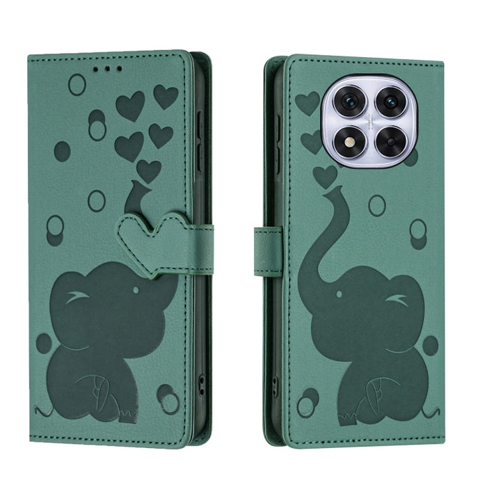 Funda de cuero para teléfono con estampado de elefante de dibujos animados, For Redmi A4 5G, For Redmi Note 14 5G, For Redmi Note 14 Pro 5G, For Redmi 14C 4G, For Redmi 13 4G / 5G, For Redmi Note 13 Pro 4G, For Redmi Note 13 4G, For Redmi Note 13 Pro 5...