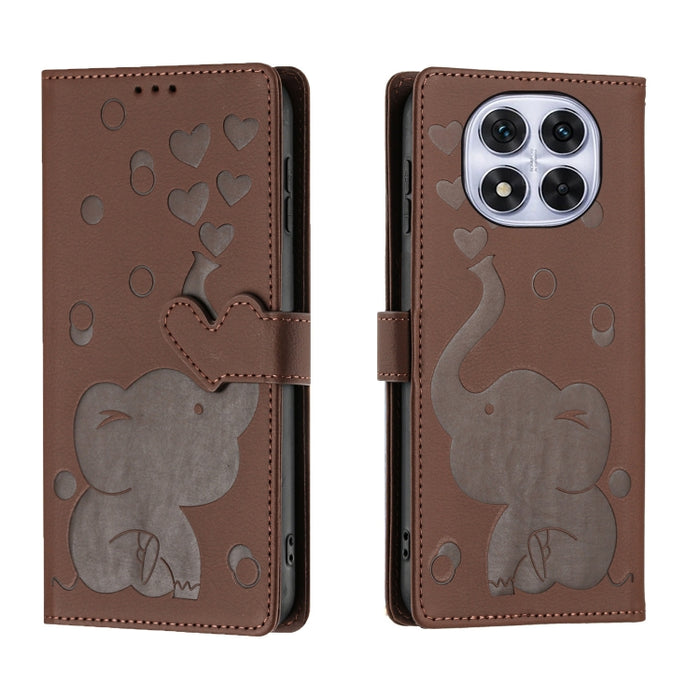 Funda de cuero para teléfono con estampado de elefante de dibujos animados, For Redmi A4 5G, For Redmi Note 14 5G, For Redmi Note 14 Pro 5G, For Redmi 14C 4G, For Redmi 13 4G / 5G, For Redmi Note 13 Pro 4G, For Redmi Note 13 4G, For Redmi Note 13 Pro 5...