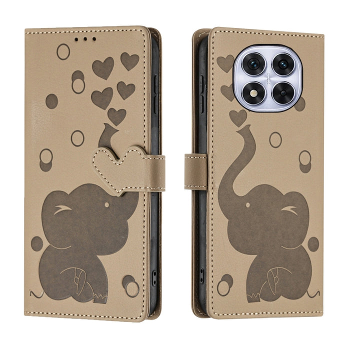 Funda de cuero para teléfono con estampado de elefante de dibujos animados, For Redmi A4 5G, For Redmi Note 14 5G, For Redmi Note 14 Pro 5G, For Redmi 14C 4G, For Redmi 13 4G / 5G, For Redmi Note 13 Pro 4G, For Redmi Note 13 4G, For Redmi Note 13 Pro 5...