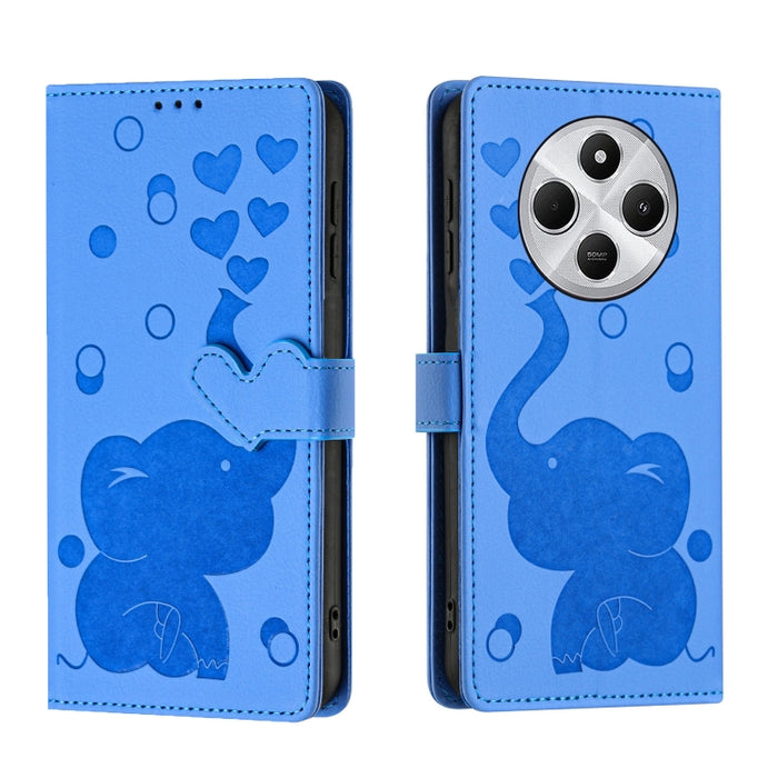 Funda de cuero para teléfono con estampado de elefante de dibujos animados, For Redmi A4 5G, For Redmi Note 14 5G, For Redmi Note 14 Pro 5G, For Redmi 14C 4G, For Redmi 13 4G / 5G, For Redmi Note 13 Pro 4G, For Redmi Note 13 4G, For Redmi Note 13 Pro 5...