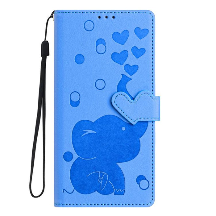 Funda de cuero para teléfono con estampado de elefante de dibujos animados, For Redmi A4 5G, For Redmi Note 14 5G, For Redmi Note 14 Pro 5G, For Redmi 14C 4G, For Redmi 13 4G / 5G, For Redmi Note 13 Pro 4G, For Redmi Note 13 4G, For Redmi Note 13 Pro 5...