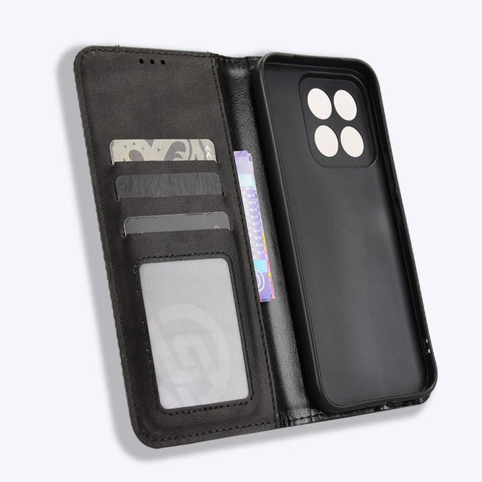 Funda de cuero para teléfono con textura retro y hebilla magnética, For Xiaomi 17T 5G, For Xiaomi 17 Ultra, For Xiaomi 17 Pro Max, For Xiaomi 17 Pro, For Xiaomi 17, For Xiaomi Poco M7 4G 171mm, For Xiaomi 15T Pro 5G, For Xiaomi Civi 5 Pro 5G           ...