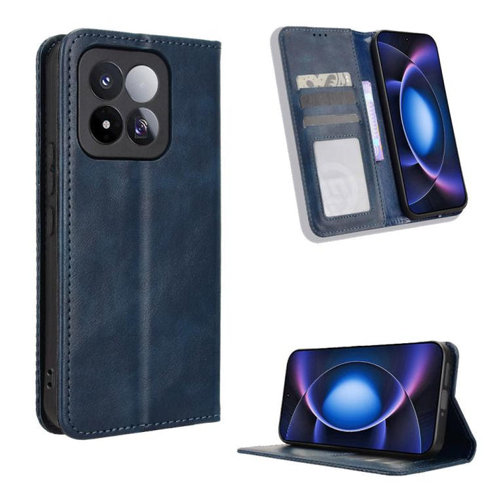 Funda de cuero para teléfono con textura retro y hebilla magnética, For Xiaomi 17T 5G, For Xiaomi 17 Ultra, For Xiaomi 17 Pro Max, For Xiaomi 17 Pro, For Xiaomi 17, For Xiaomi Poco M7 4G 171mm, For Xiaomi 15T Pro 5G, For Xiaomi Civi 5 Pro 5G           ...