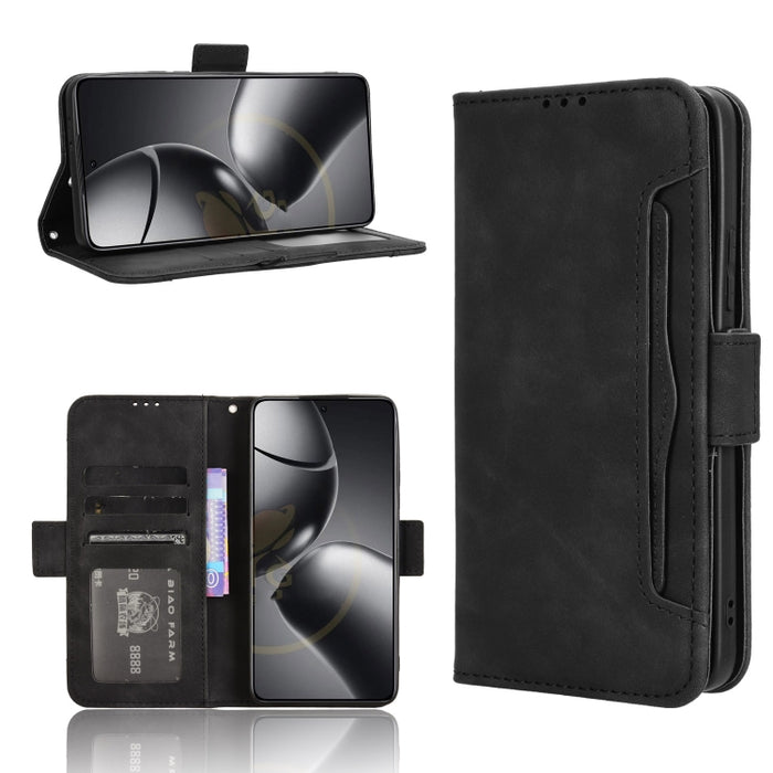 Funda de cuero para teléfono con ranuras para tarjetas y textura de piel de becerro, For Xiaomi 17T 5G, For Xiaomi 17 Ultra, For Xiaomi Poco M7 4G 171mm, For Xiaomi Civi 5 Pro 5G, For Xiaomi Poco C71 / Redmi A5 4G 171.7mm                               ...
