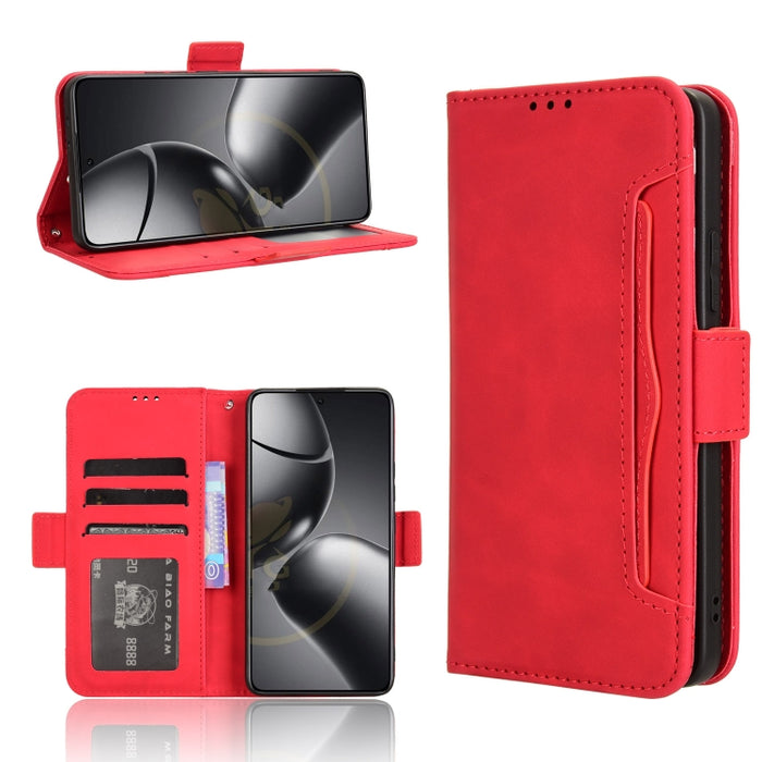 Funda de cuero para teléfono con ranuras para tarjetas y textura de piel de becerro, For Xiaomi 17T 5G, For Xiaomi 17 Ultra, For Xiaomi Poco M7 4G 171mm, For Xiaomi Civi 5 Pro 5G, For Xiaomi Poco C71 / Redmi A5 4G 171.7mm                               ...