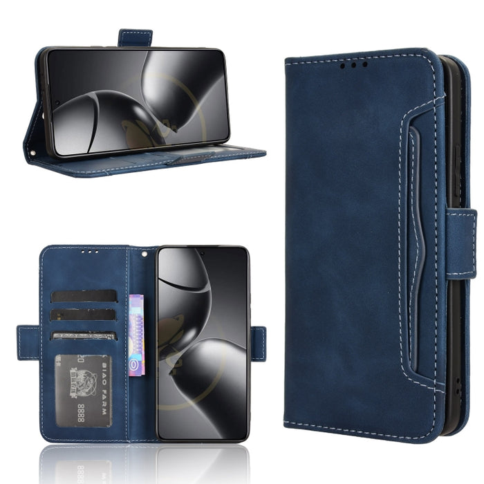 Funda de cuero para teléfono con ranuras para tarjetas y textura de piel de becerro, For Xiaomi 17T 5G, For Xiaomi 17 Ultra, For Xiaomi Poco M7 4G 171mm, For Xiaomi Civi 5 Pro 5G, For Xiaomi Poco C71 / Redmi A5 4G 171.7mm                               ...