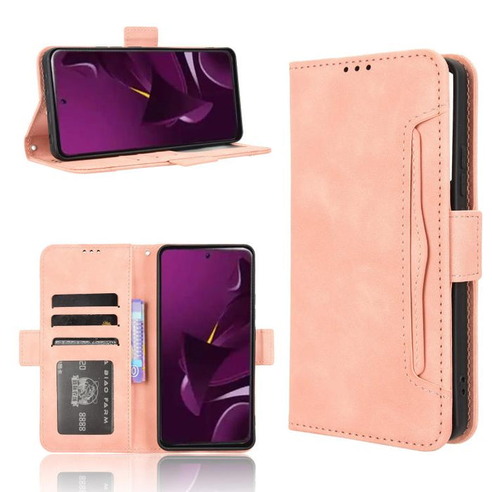 Funda de cuero para teléfono con ranuras para tarjetas y textura de piel de becerro, For Xiaomi 17T 5G, For Xiaomi 17 Ultra, For Xiaomi Poco M7 4G 171mm, For Xiaomi Civi 5 Pro 5G, For Xiaomi Poco C71 / Redmi A5 4G 171.7mm                               ...