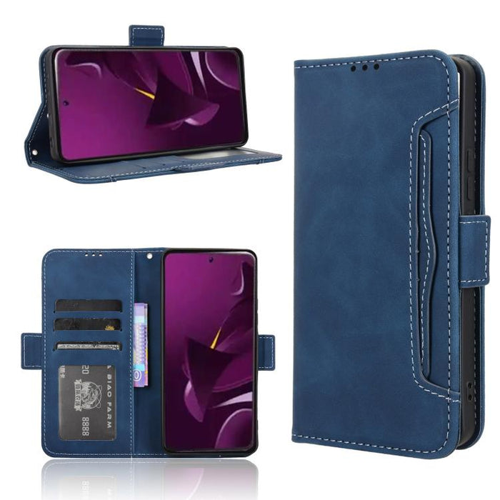 Funda de cuero para teléfono con ranuras para tarjetas y textura de piel de becerro, For Xiaomi 17T 5G, For Xiaomi 17 Ultra, For Xiaomi Poco M7 4G 171mm, For Xiaomi Civi 5 Pro 5G, For Xiaomi Poco C71 / Redmi A5 4G 171.7mm                               ...