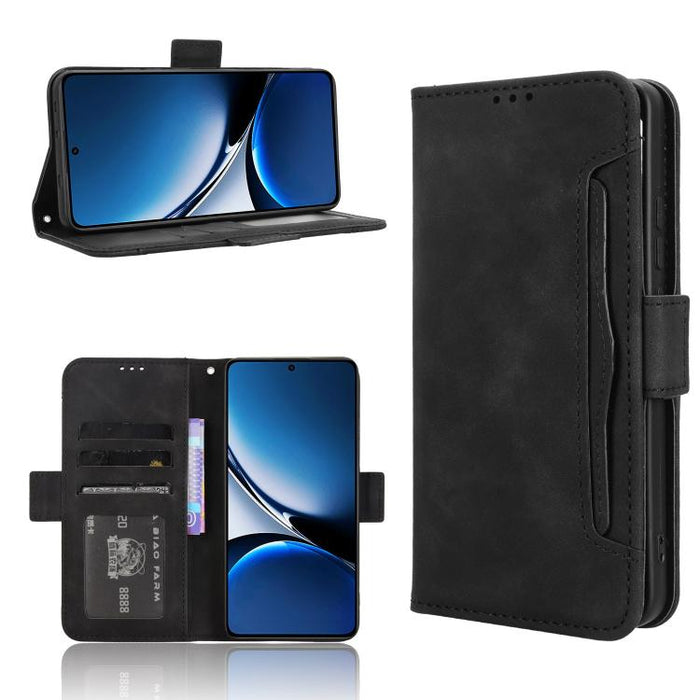 Funda de cuero para teléfono con ranuras para tarjetas y textura de piel de becerro, For Xiaomi 17T 5G, For Xiaomi 17 Ultra, For Xiaomi Poco M7 4G 171mm, For Xiaomi Civi 5 Pro 5G, For Xiaomi Poco C71 / Redmi A5 4G 171.7mm                               ...