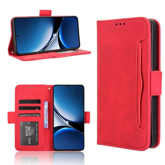 Funda de cuero para teléfono con ranuras para tarjetas y textura de piel de becerro, For Xiaomi 17T 5G, For Xiaomi 17 Ultra, For Xiaomi Poco M7 4G 171mm, For Xiaomi Civi 5 Pro 5G, For Xiaomi Poco C71 / Redmi A5 4G 171.7mm                               ...