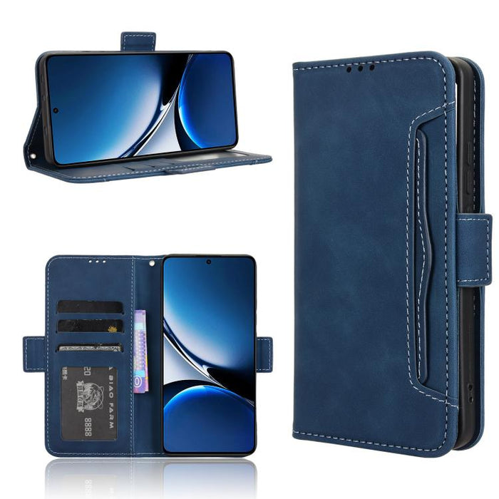 Funda de cuero para teléfono con ranuras para tarjetas y textura de piel de becerro, For Xiaomi 17T 5G, For Xiaomi 17 Ultra, For Xiaomi Poco M7 4G 171mm, For Xiaomi Civi 5 Pro 5G, For Xiaomi Poco C71 / Redmi A5 4G 171.7mm                               ...