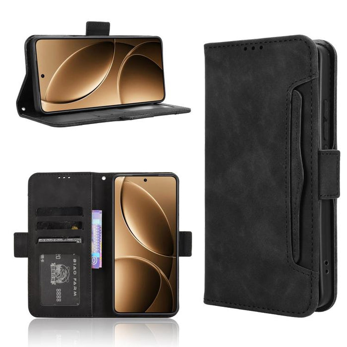 Funda de cuero para teléfono con ranuras para tarjetas y textura de piel de becerro, For Xiaomi 17T 5G, For Xiaomi 17 Ultra, For Xiaomi Poco M7 4G 171mm, For Xiaomi Civi 5 Pro 5G, For Xiaomi Poco C71 / Redmi A5 4G 171.7mm                               ...