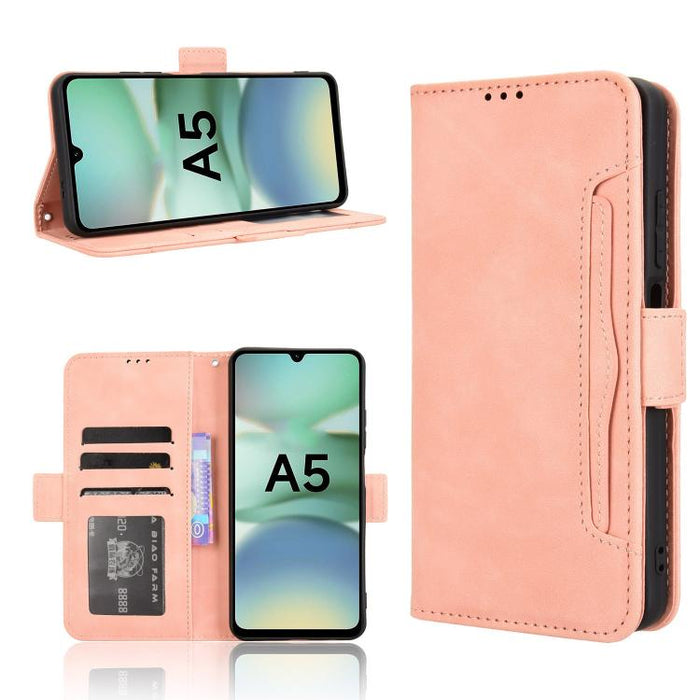 Funda de cuero para teléfono con ranuras para tarjetas y textura de piel de becerro, For Xiaomi 17T 5G, For Xiaomi 17 Ultra, For Xiaomi Poco M7 4G 171mm, For Xiaomi Civi 5 Pro 5G, For Xiaomi Poco C71 / Redmi A5 4G 171.7mm                               ...