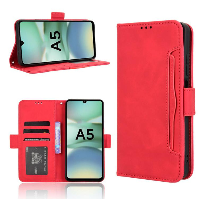 Funda de cuero para teléfono con ranuras para tarjetas y textura de piel de becerro, For Xiaomi 17T 5G, For Xiaomi 17 Ultra, For Xiaomi Poco M7 4G 171mm, For Xiaomi Civi 5 Pro 5G, For Xiaomi Poco C71 / Redmi A5 4G 171.7mm                               ...
