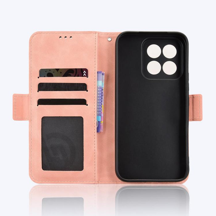 Funda de cuero para teléfono con ranuras para tarjetas y textura de piel de becerro, For Xiaomi 17T 5G, For Xiaomi 17 Ultra, For Xiaomi Poco M7 4G 171mm, For Xiaomi Civi 5 Pro 5G, For Xiaomi Poco C71 / Redmi A5 4G 171.7mm                               ...