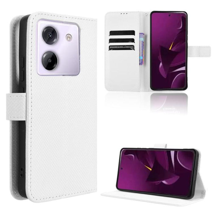 Funda de cuero para teléfono con textura de diamante, For Xiaomi 17 Ultra, For Xiaomi Poco M7 4G 171mm, For Xiaomi Civi 5 Pro 5G, For Xiaomi Poco C71 / Redmi A5 4G 171.7mm, For Xiaomi Poco F7 Pro 5G / F7 Ultra, For Xiaomi 15 Ultra                      ...