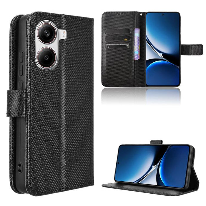 Funda de cuero para teléfono con textura de diamante, For Xiaomi 17 Ultra, For Xiaomi Poco M7 4G 171mm, For Xiaomi Civi 5 Pro 5G, For Xiaomi Poco C71 / Redmi A5 4G 171.7mm, For Xiaomi Poco F7 Pro 5G / F7 Ultra, For Xiaomi 15 Ultra                      ...