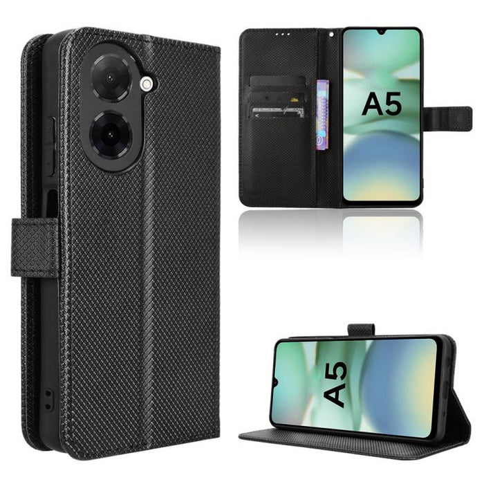 Funda de cuero para teléfono con textura de diamante, For Xiaomi 17 Ultra, For Xiaomi Poco M7 4G 171mm, For Xiaomi Civi 5 Pro 5G, For Xiaomi Poco C71 / Redmi A5 4G 171.7mm, For Xiaomi Poco F7 Pro 5G / F7 Ultra, For Xiaomi 15 Ultra                      ...